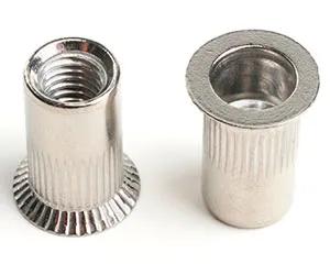 Countersunk Head Knurled Body