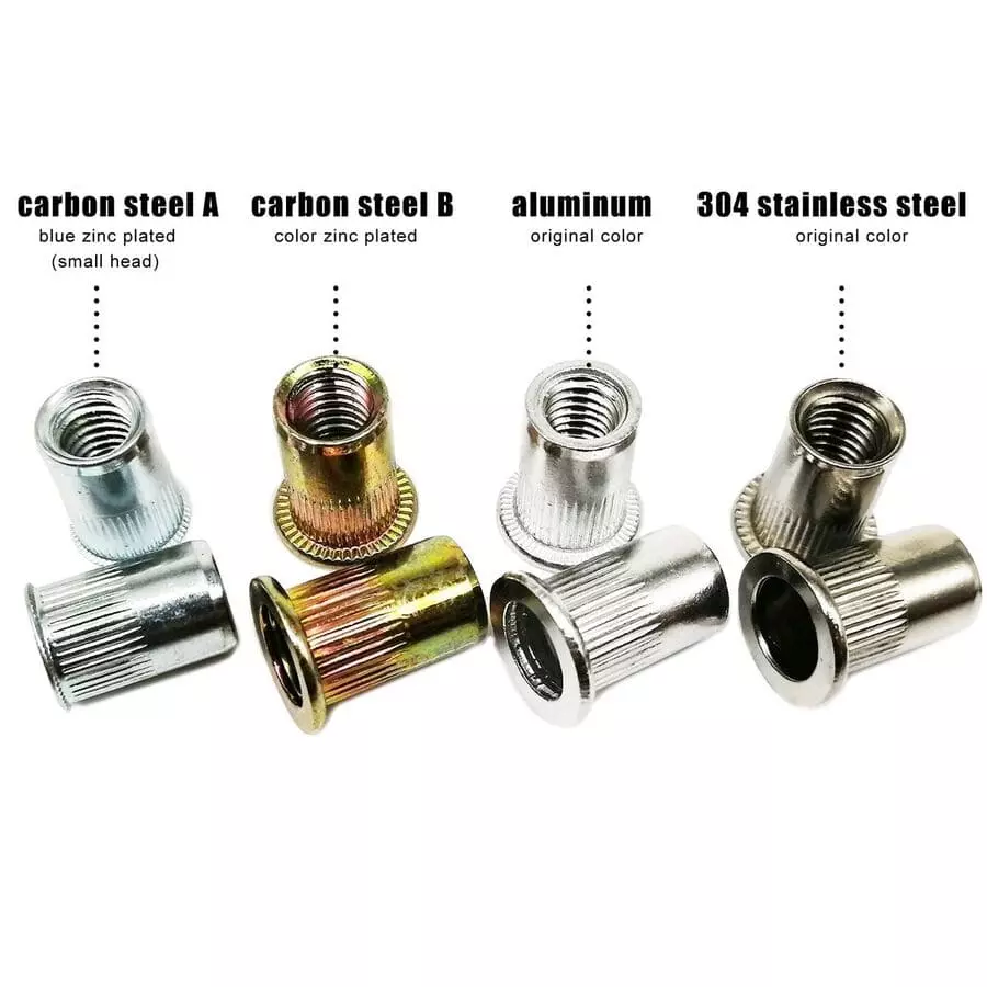5pcs M12x1.75 Aluminum Rivet Nuts (Rivnuts / Insert Nuts) - By A-LAB