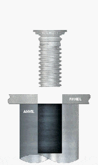 install-self-clinching-studs