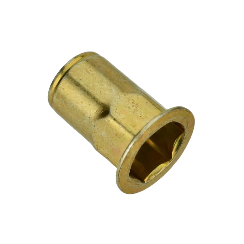 Hex Flat Head Copper Rivet Nut