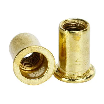 Round Flat Head Copper Rivet Nut