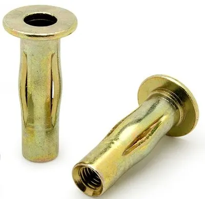 Copper Slotted Rivet Nut