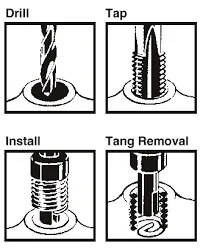 Helicoil Installation Steps